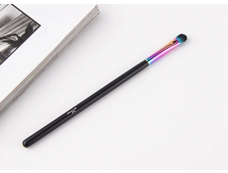 Новинка Anmor одна Радужная кисть 1 шт. деревянная основа Косметическая кисть для бровей Тени для век Кисть для макияжа Наборы инструментов Pincel Maquiagem