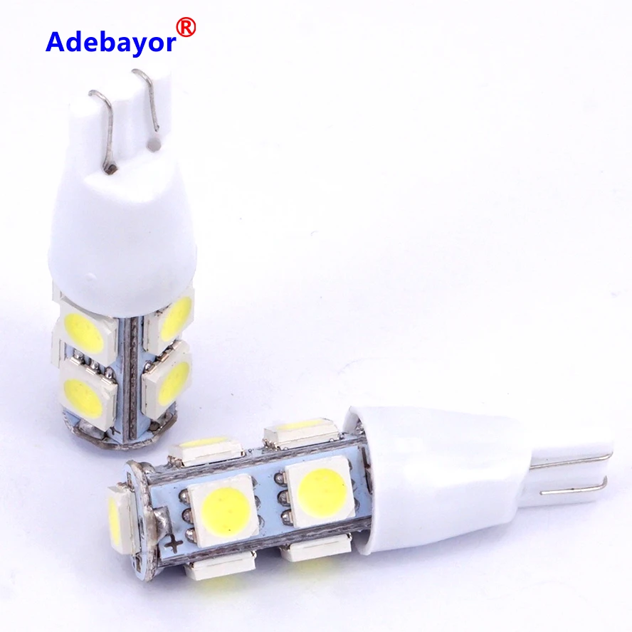 10 x T10 вспышка W5W 194 9 SMD СВЕТОДИОДНЫЙ LED 5SMD светильник с двумя режимами работы 5050 smd