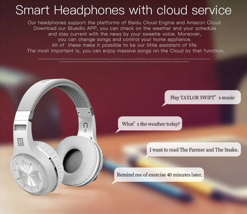 Bluedio HT BT 5,0 версия стерео Bluetooth беспроводной bluetooth-наушник Airphone над ухом с микрофоном для звонков и музыки