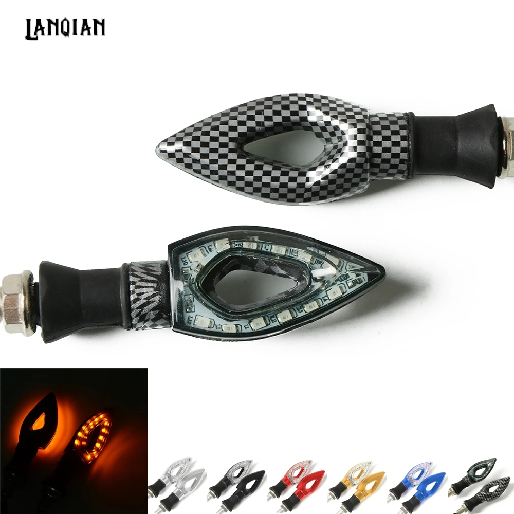 2 шт. светодиодный сигнальный сигнал поворота мотоцикла светильник задний s