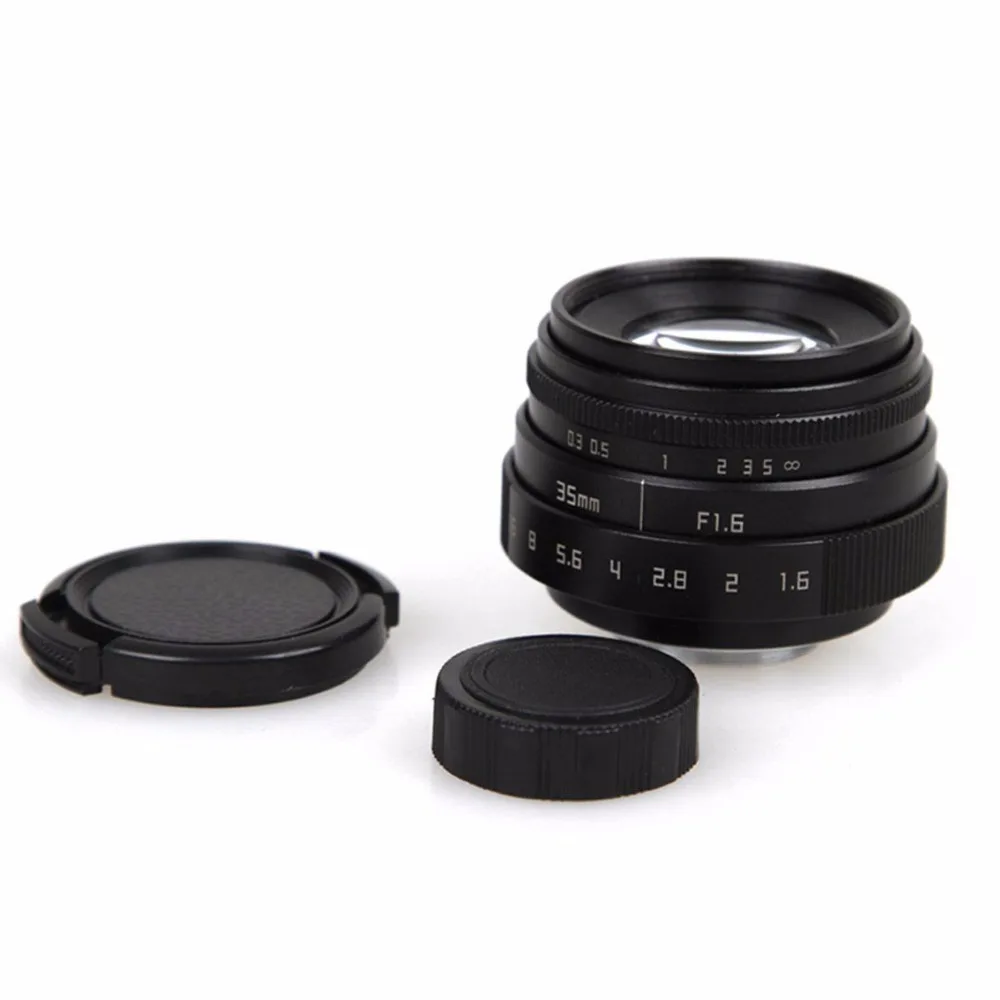 35 мм F1.6 CCTV объектив C крепление объектива камеры + бленда для Olympus Panasonic Micro 4/3 M4/3