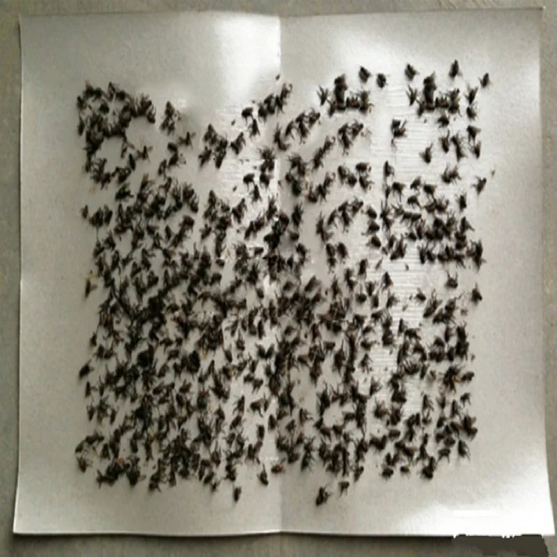 Сильный Flypaper липкая летучая бумага Flytrap зеленый нетоксичный устраняет летучей