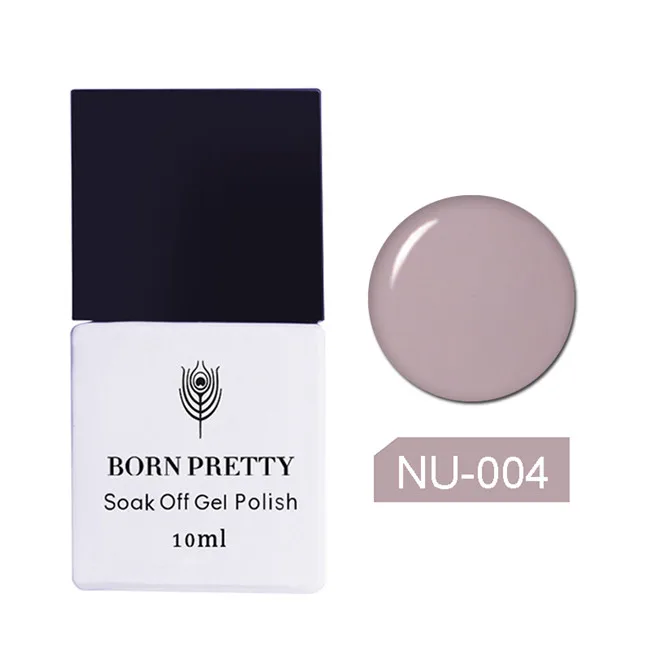 color 004 Серия BORN PRETTY, Гель-лак для ногтей, Гель-лак для ногтей, лак для ногтей, 12 цветов, гель для рисования, 1 бутылка, 10 мл - Цвет: color 004