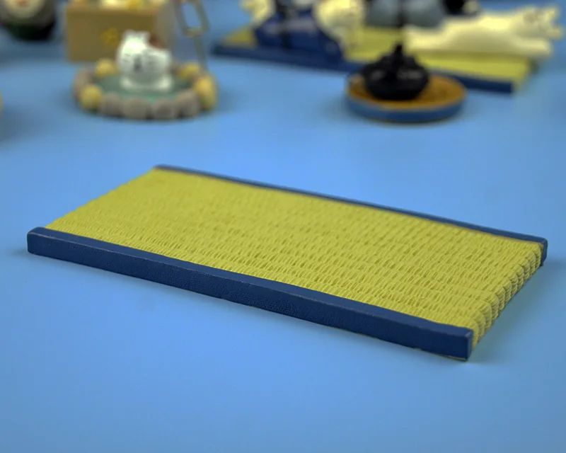 tatami Япония каваи мультфильм Животные go picnic миниатюрный Сакура экран дерево лужайка пень Горячая весна татами Дерево отверстие Свадебная мебель игрушка - Цвет: tatami