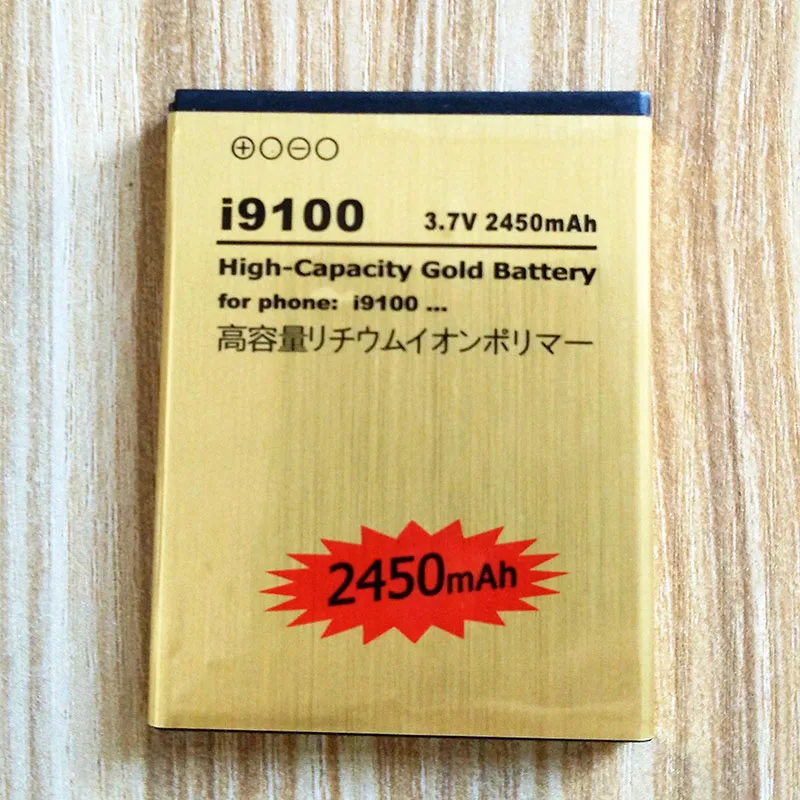 Для S2 Батарея золотистый сменный аккумулятор EB F1A2GBU для Galaxy 9062/i847/i9100/i9101/i9105/i9050/i9188