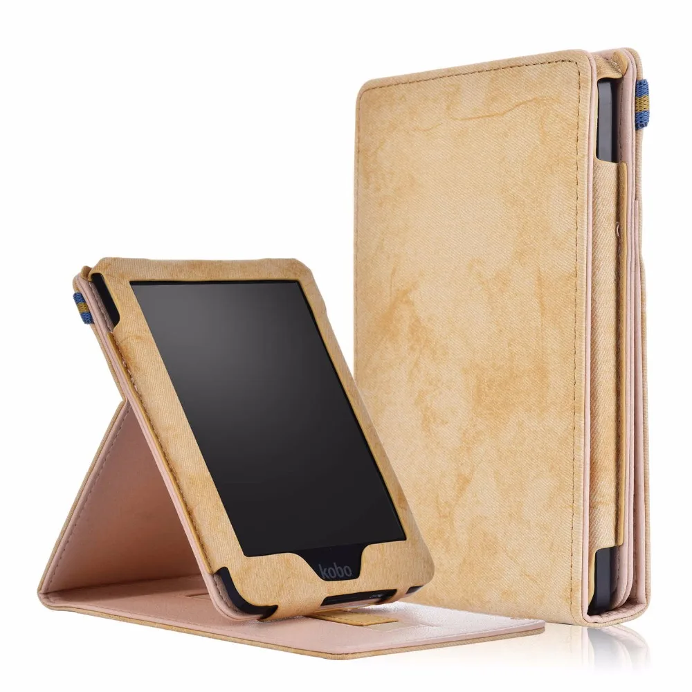 Смарт-чехол из искусственной кожи с подставкой для нового Kobo clara HD " Чехол для funda kobo clara HD N249 с держателем для рук