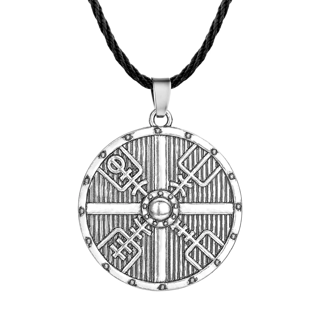 Antique Silver Cxwind модное круглое ожерелье с гравировкой диска шахада, подвеска ислам, мусульманский Коран, Бог, Коран, Мухамед, арабское Ретро ювелирное изделие - Окраска металла: Antique Silver