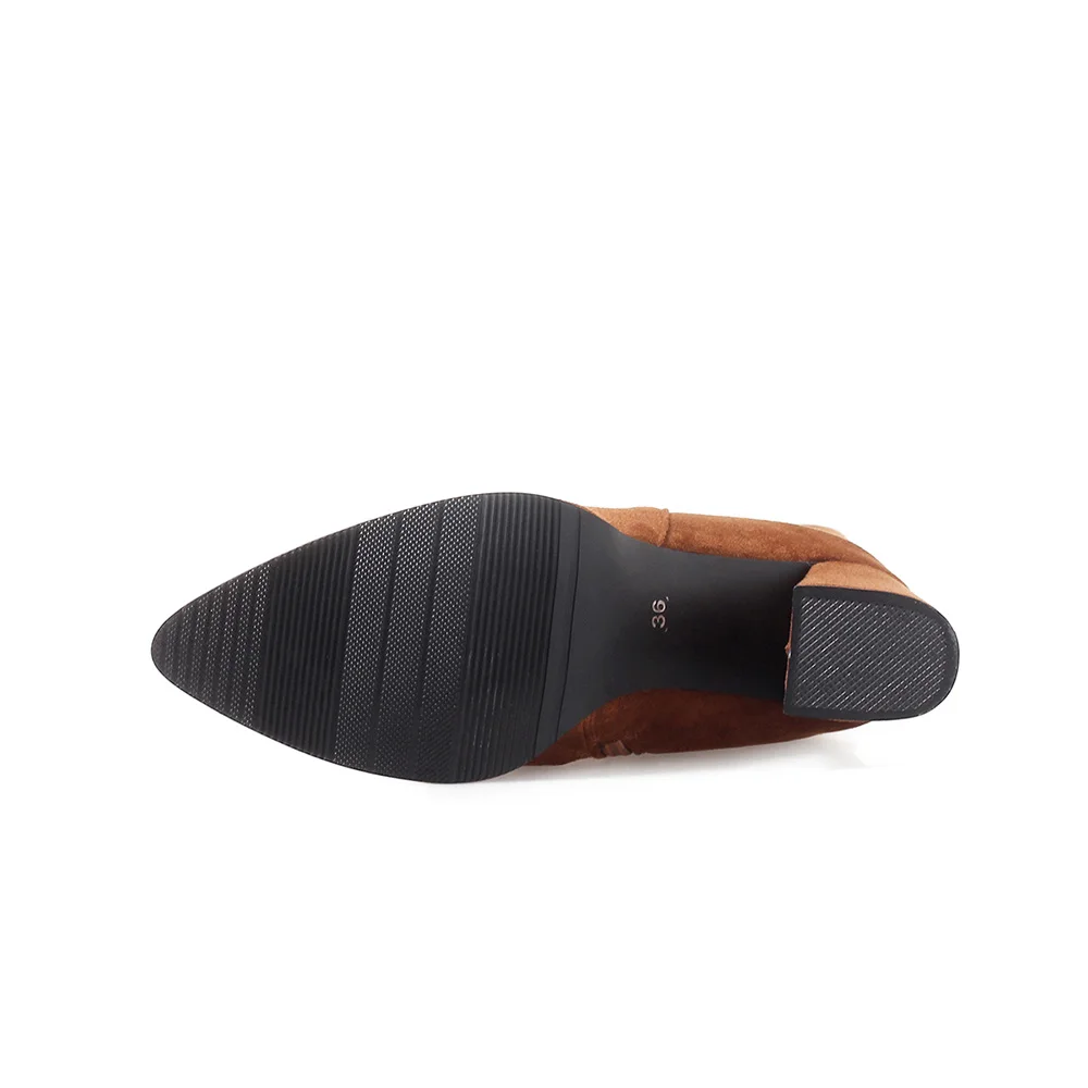 Брендовая Новая модная зимняя одежда Цвета: черный желтый Женские сапоги до