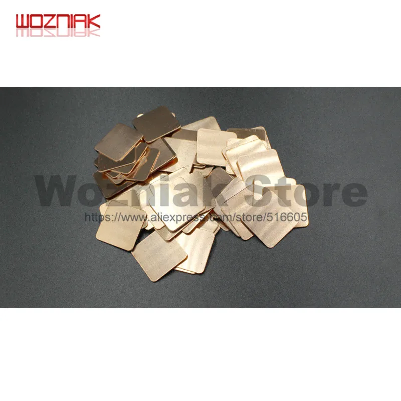 30 шт./лот радиатор медного листа для планшета ноутбук Настольный компьютер CPU