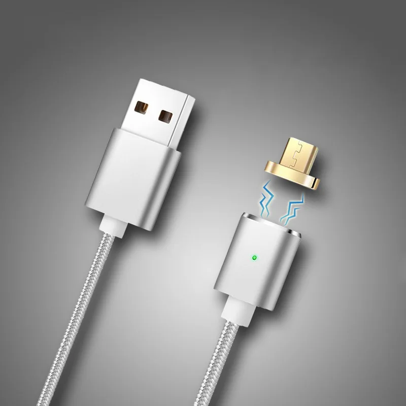 Micro USB Магнитный кабель нейлоновый Плетеный USB для Micro папа-папа кабель для быстрой зарядки и синхронизации данных для Xiaomi huawei Android