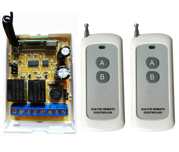 Реле дистанционного управления для гаражных дверей 12 в пост. Тока 24 2 канала 500