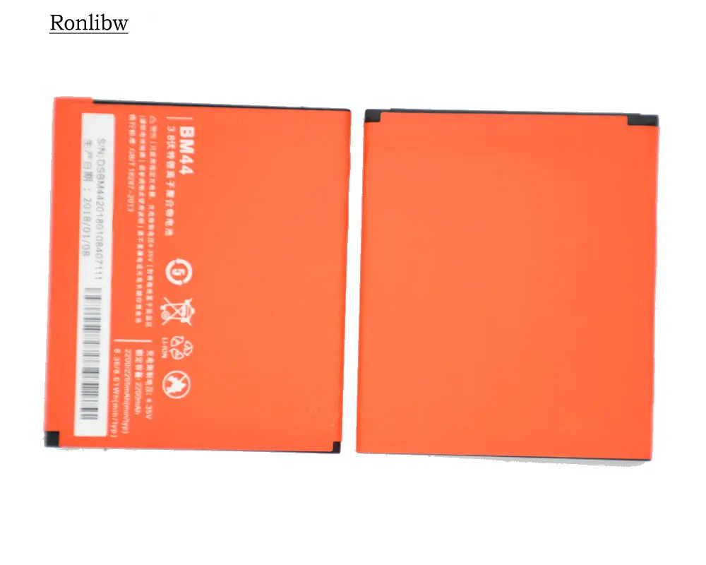 Ronlibw2200mAh BM44 BM 44 Replacement Li-Polymer Battery for Xiaomi redmi 2 Redmi 2A Batteries | Мобильные телефоны и