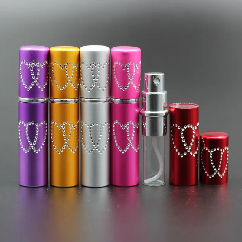 50 шт./лот хит продаж насос 5 мл дизайны с гравировкой многоразовый анодированный