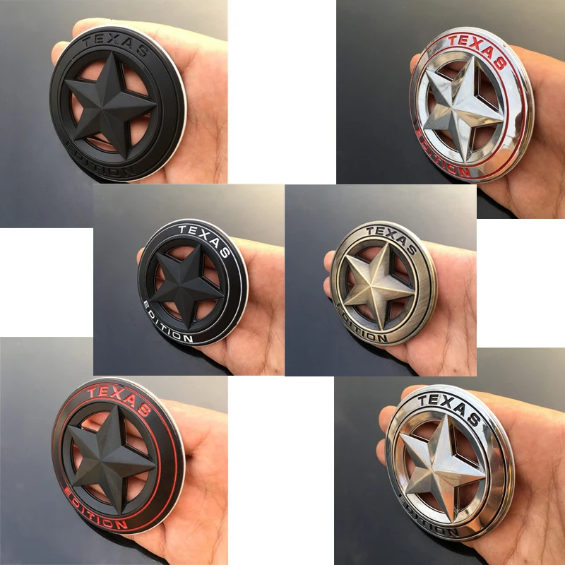 Новая эмблема Texas Edition с принтом в виде звезд логотип 3D наклейки JDM ДЛЯ JEEP наклейка