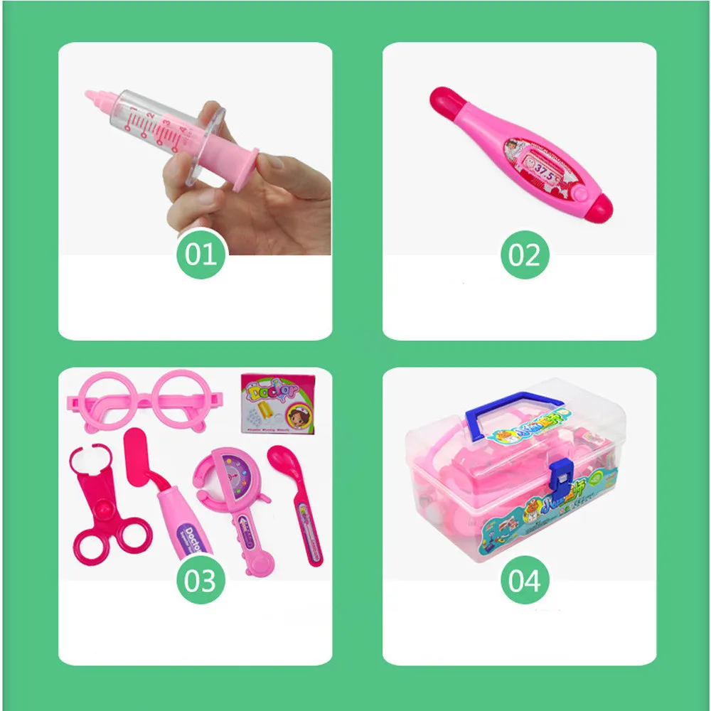 18 шт. детский ролевой игры игрушка медсестра медицинский набор подарок Жесткий