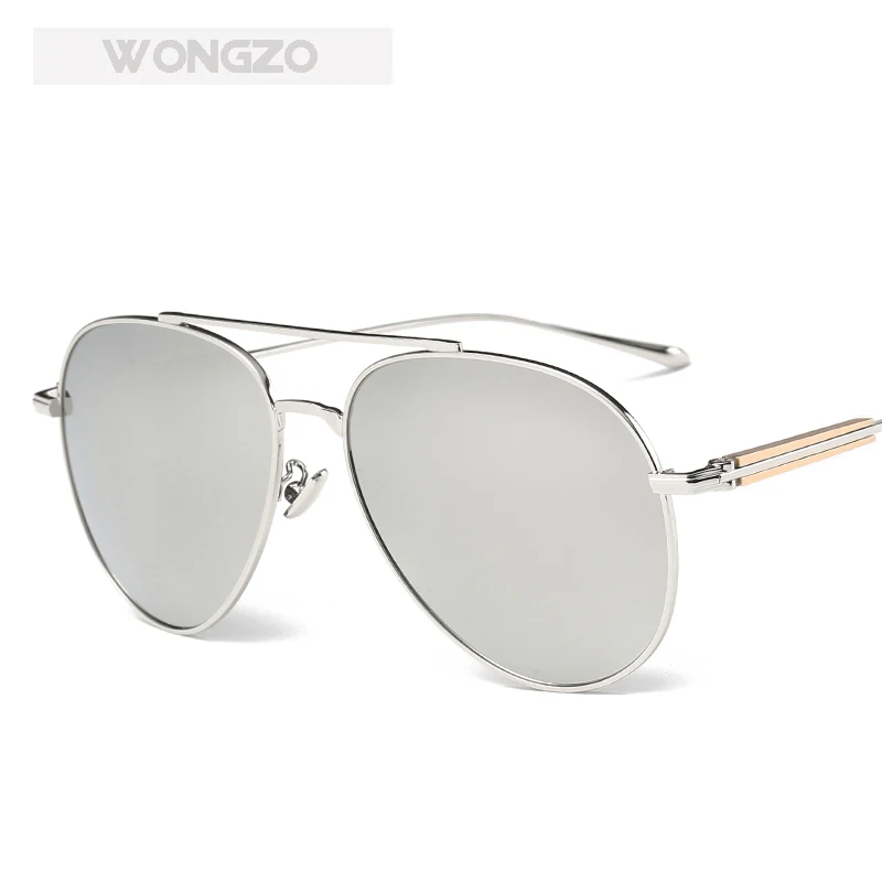Очки WongZo 2019 новые модные поляризованные ретро солнцезащитные очки с сплавной оправой для мужчин и женщин с защитой от УФ-лучей до 400 нм.