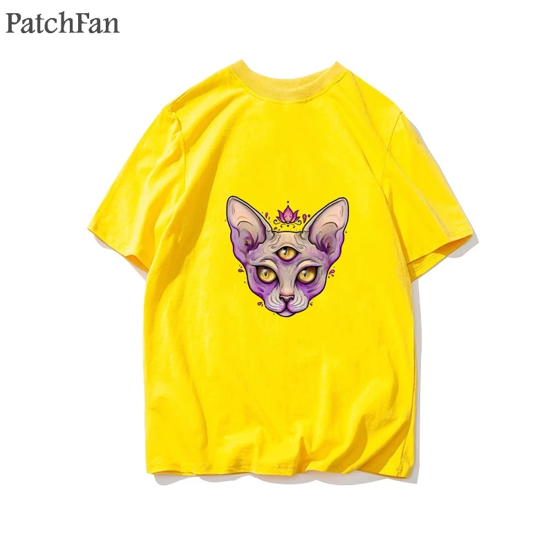 Patchfan кошка гладильная переводы нашивки тепла Пресс наклейки для семьи милые патч