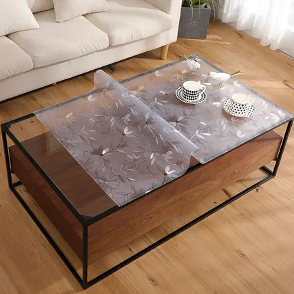 Водонепроницаемые маслонепроницаемые пластиковые скатерти с цветочным принтом