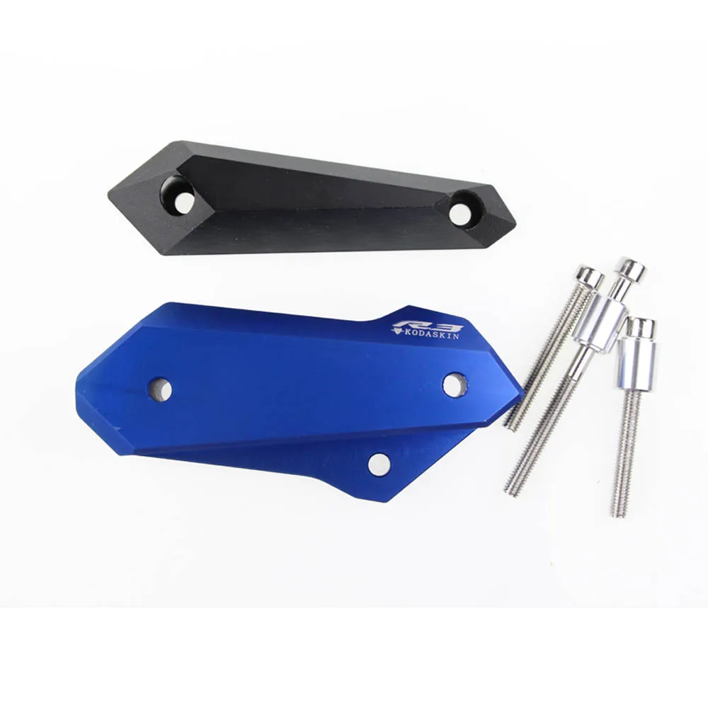 KODASKIN Motorcycle CNC Aluminum Right Engine Cover Frame Sliders Crash Protector Pad for Yamaha YZF R3 R25 | Автомобили и