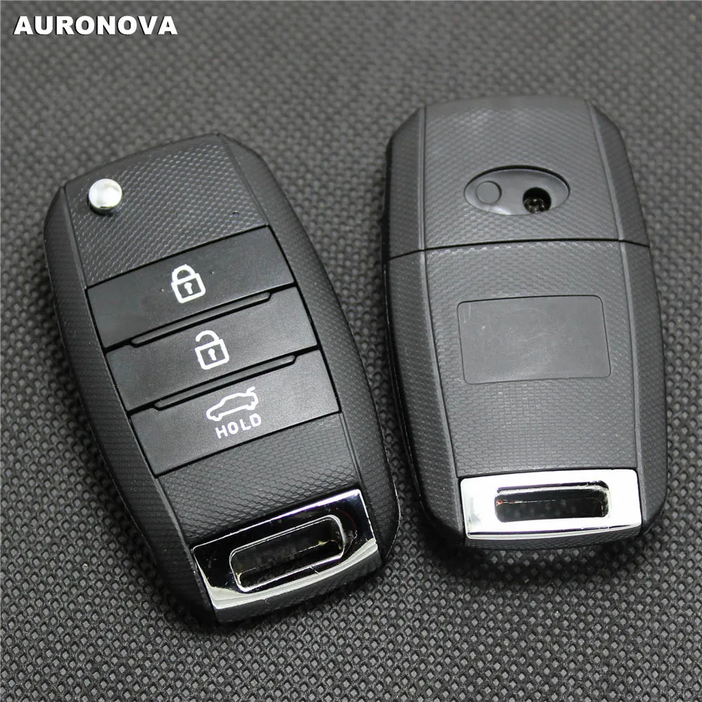AURONOVA Новый Сменный корпус для складного ключа Kia соправы Carens Cerato Forte Rio K2 K3 K5 3