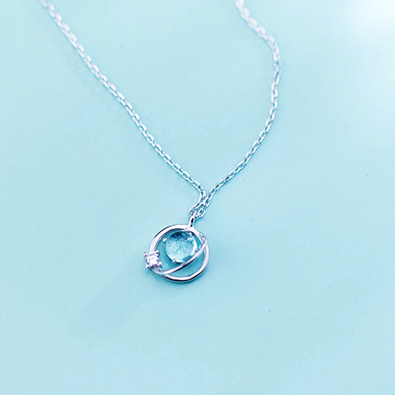 Женское серебряное ожерелье с короткой цепочкой для ключицы подарок на