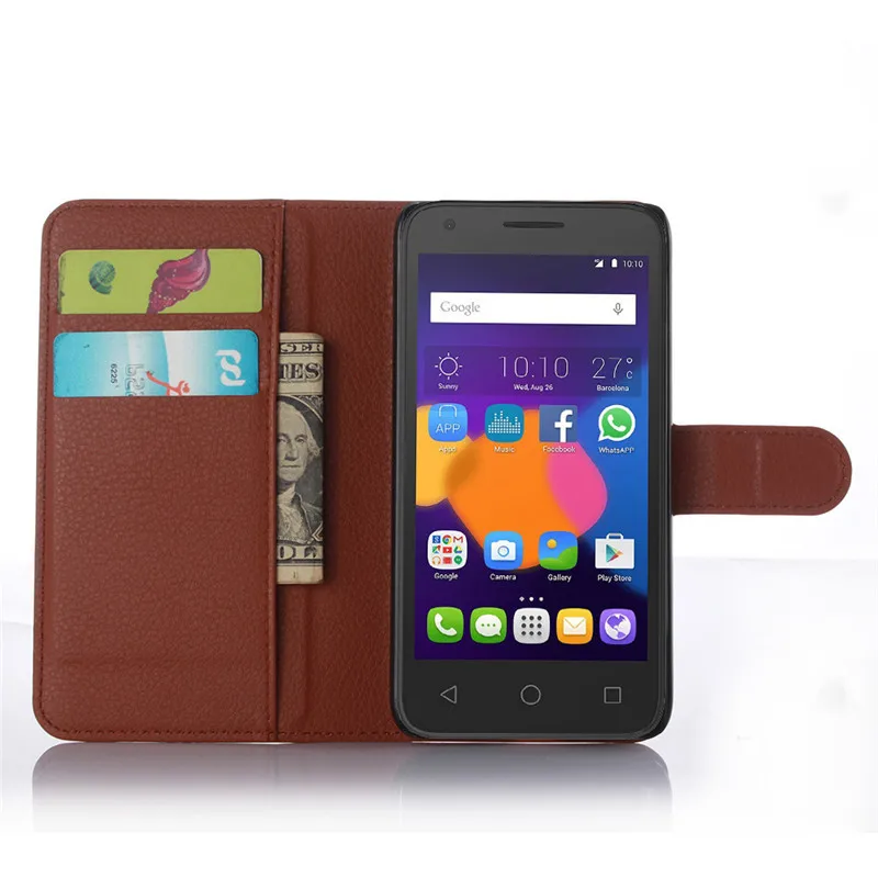 Кожаный чехол для Alcatel One Touch Pop 3 Pixi 5 0 5065A 5015X 5015A 5016A OneTouch 5015D 5065D кошелек флип