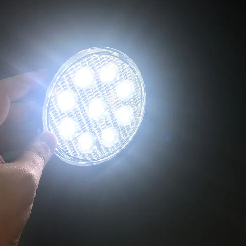 4 дюйма светодиодный рабочий светильник 27W 12V 24V Led пятно света потока Offroad светильник бар индикаторы для внедорожник автомобиль Грузовик Автобус Лодка мотоцикл трактор