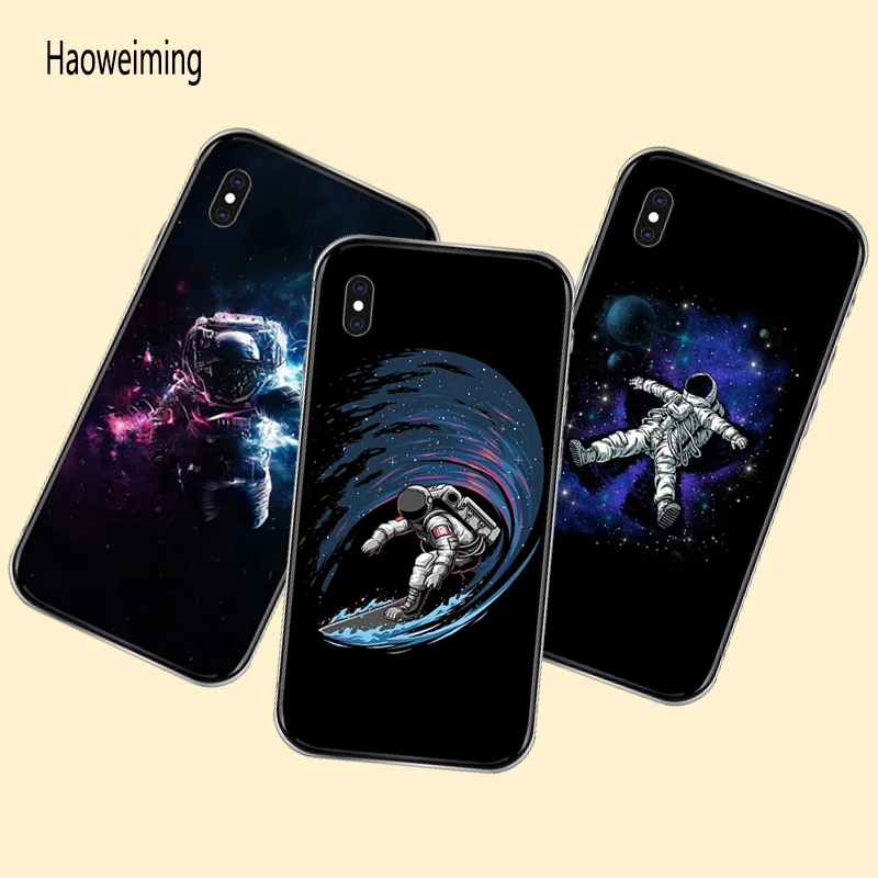 Космический астронавт эстетика Coque Мягкий силиконовый чехол для телефона крышка