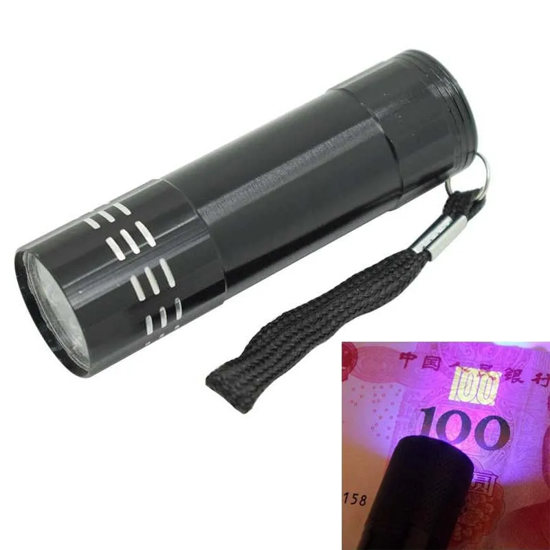 Wasafire новая мода высокое качество супер мини алюминий УФ ультрафиолетовый 9