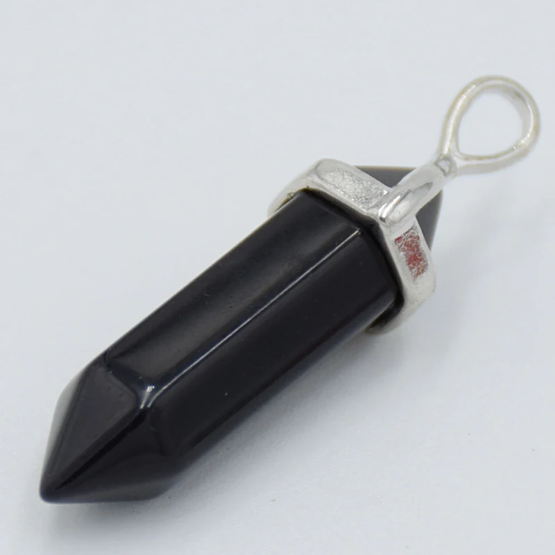 Блестящая Подвеска из фиолетового кварца шестигранная колонна граненые бусины