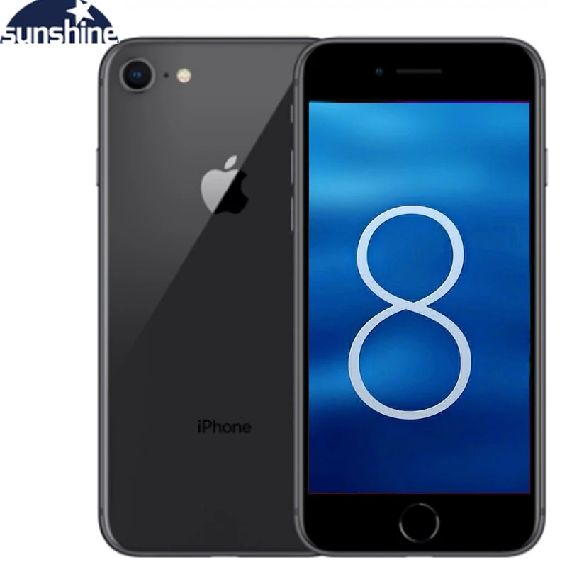 Apple iPhone 8 2G Оперативная память 64 Гб/256 ГБ Встроенная память отпечатков пальцев телефона 4 аппарат не привязан к оператору сотовой связи 4,7 ''12. 0 MP Камера гекса-core IOS
