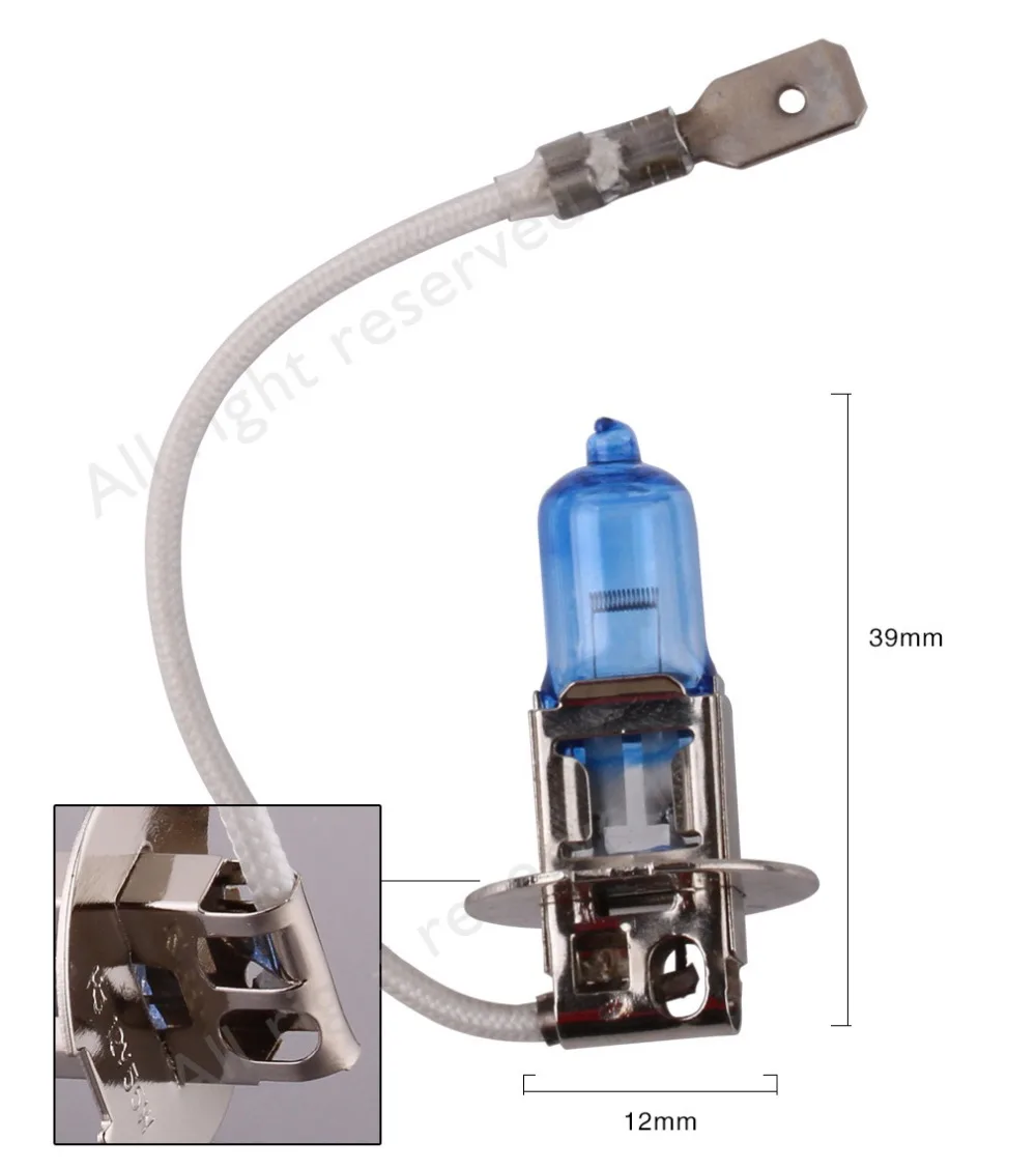 Галогенные лампы H11 12V 55W Автомобильные фары белые 5000K H3 H1 H7 H4 HB3 HB4 9005 9006