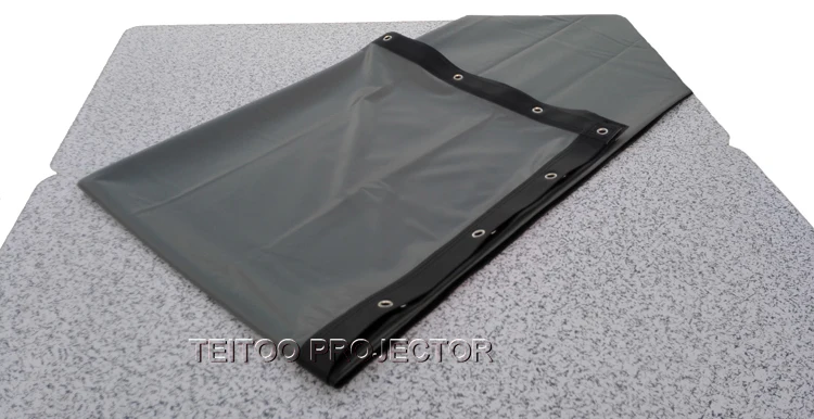 100 дюймовый 4:3 ПВХ быстро Складывающийся Портативный задний Full HD проектор