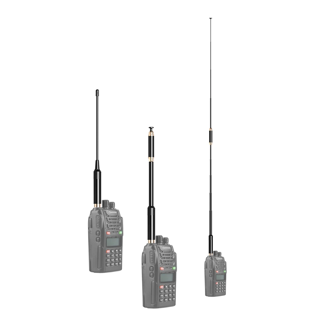 NKTECH Dual Band антенна с высоким коэффициентом усиления sma-мужчина для TYT MD-380 MD-390 gps