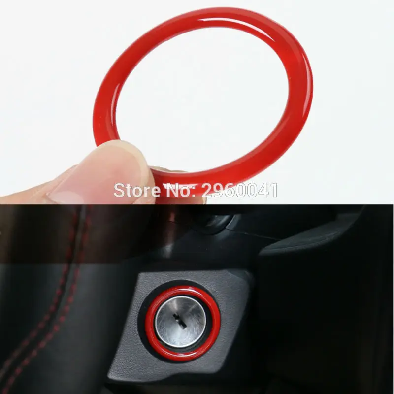 Красное отверстие для выключателя зажигания декоративная наклейка защитная