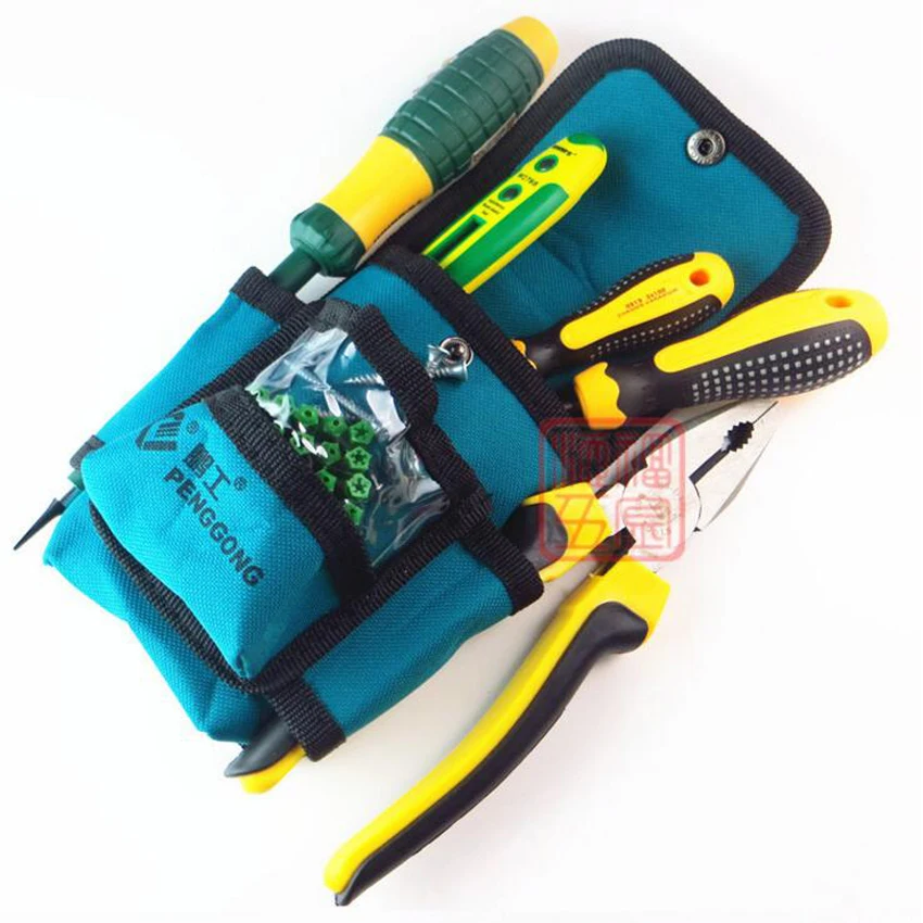 1PC Multifunctional Repair Pouch Pocket Tool Bag Waterproof Oxford cloth Tools Kit Pockets Waist Belt for Electrician | Инструменты