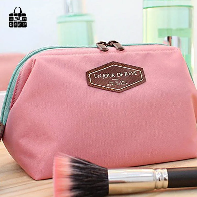 ROSEDIARY Женская портативная хлопковая косметичка на молнии для путешествий