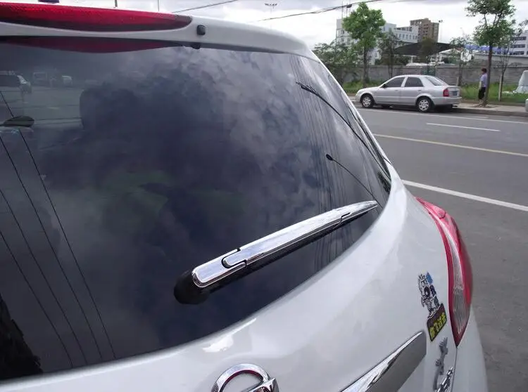 ABS Хромированная накладка на заднее стекло багажника стеклоочистителя для Nissan Qashqai 2008 2009 2010 2011 2012 2013