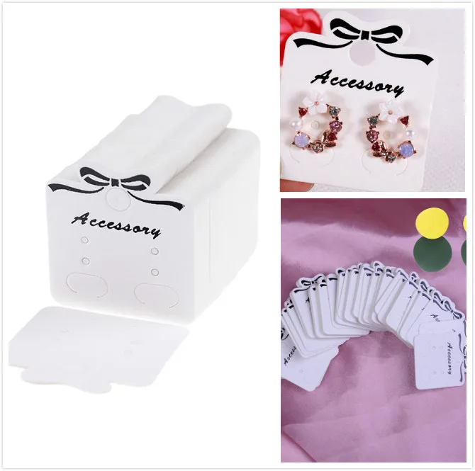 100 шт. Ушные Шпильки бирка для карт маркировочная этикетка