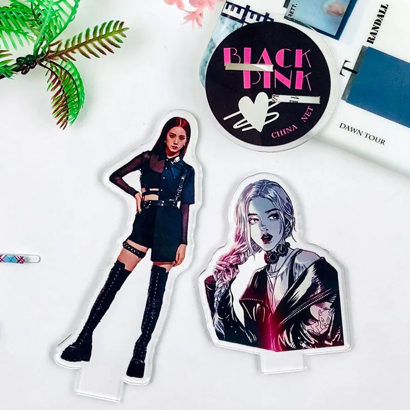 Kpop Kill This Love BLACKPINK акриловая Статуэтка-подставка, стоящий стол, Декор, Канцелярский набор