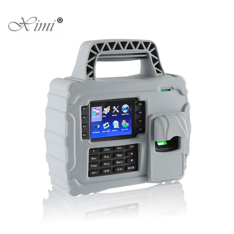ZK S922 IP65 Водонепроницаемый wifi TCP/IP отпечаток пальца время посещаемости биометрическая запись времени со встроенным 7600 mAh резервный аккумулятор