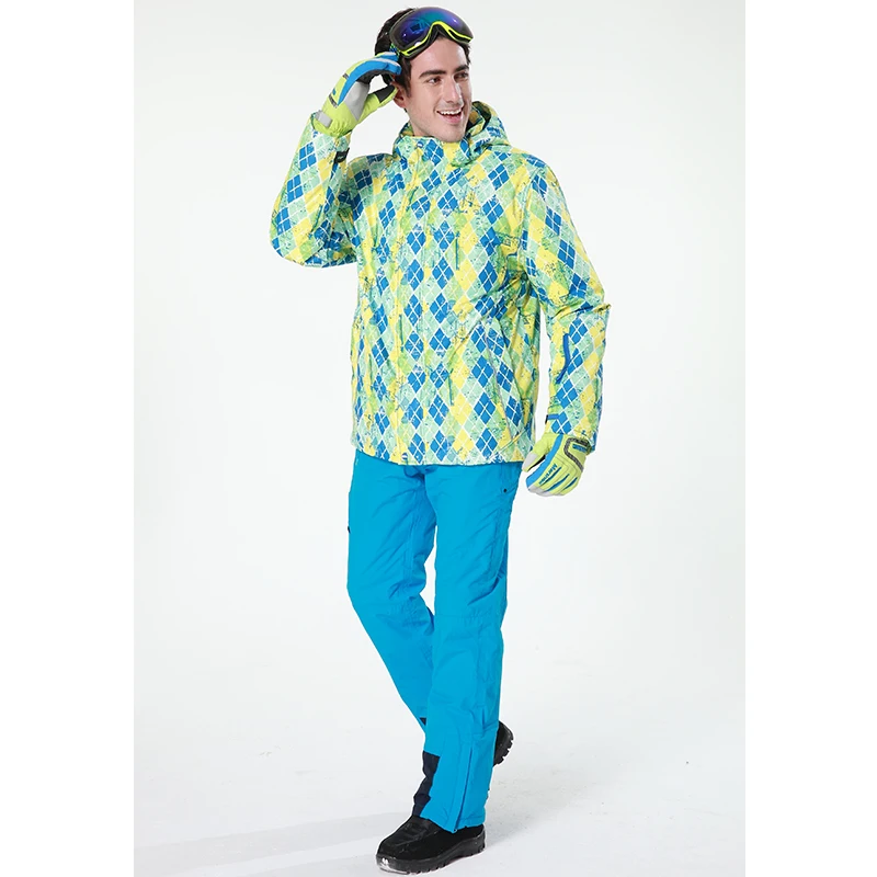 Мужская зимняя Лыжная куртка Detector водонепроницаемое ветрозащитное теплое