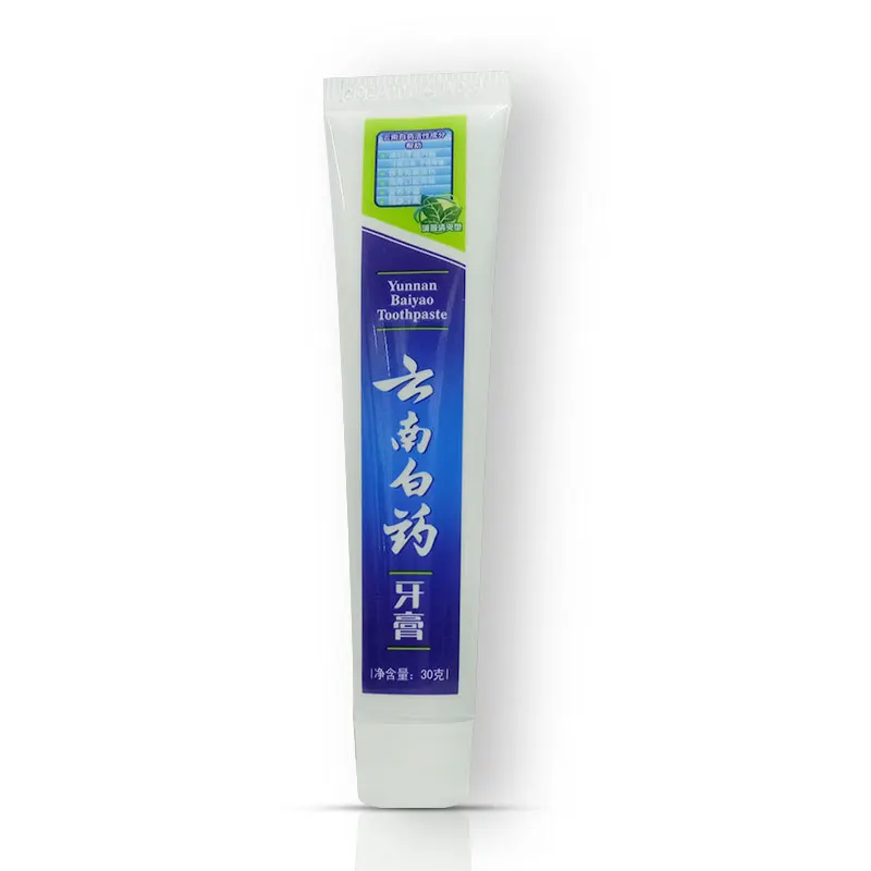 Юньнань BaiyaoToothpaste антигингивит зубная паста уход Подлинная китайская травяная Лекарственные ингредиенты для предотвращения язвы рта 30 г
