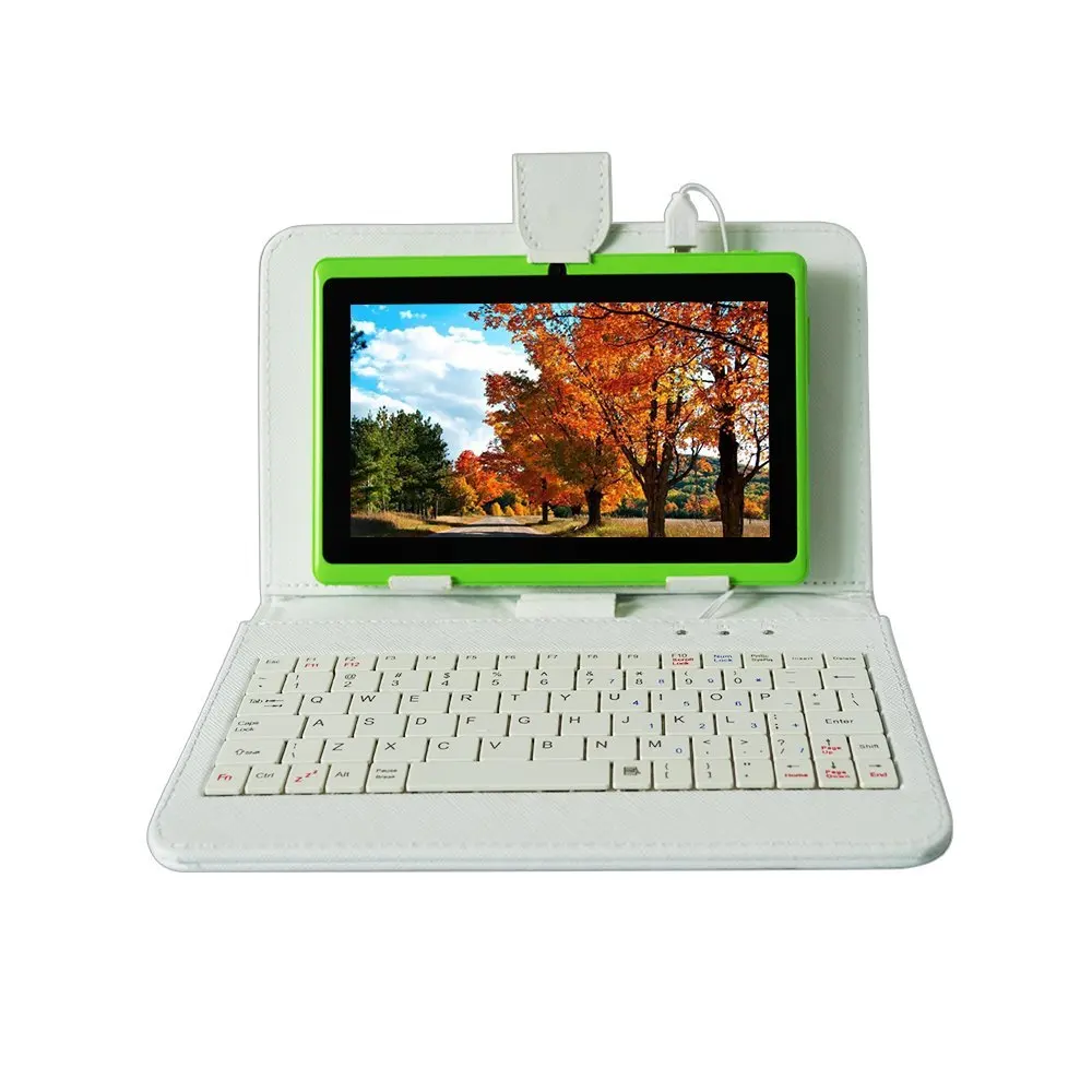 YUNTAB 7 дюймов зеленый цвет Q88 Android4.4 планшетный ПК четырехъядерный 1 5 ГГц 512 Мб + 8 Гб с