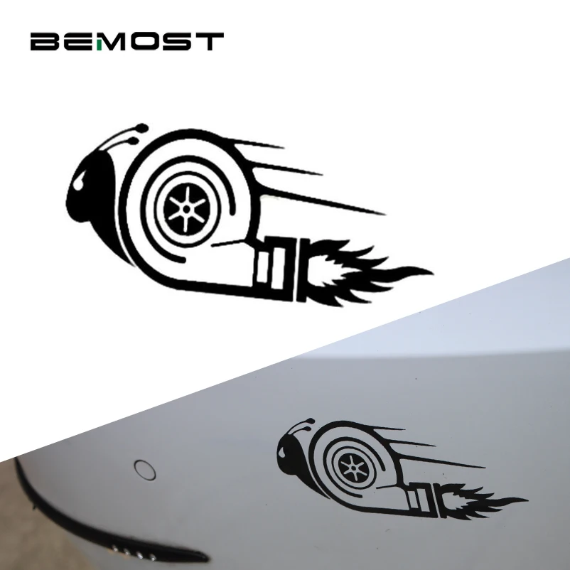 BEMOST Забавный мультфильм турбо Улитка виниловые водонепроницаемые наклейки