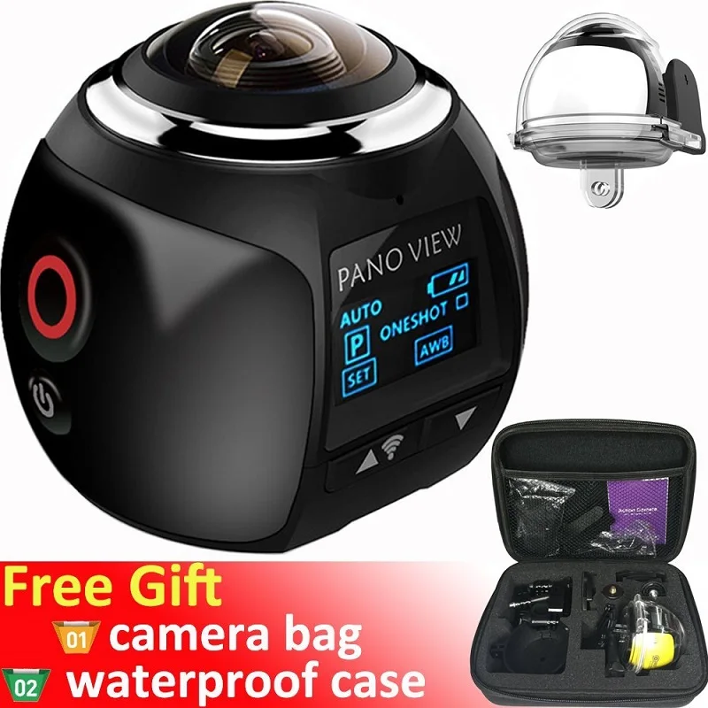 Автомобильный видеорегистратор мини видеокамера с Wi Fi панорамная