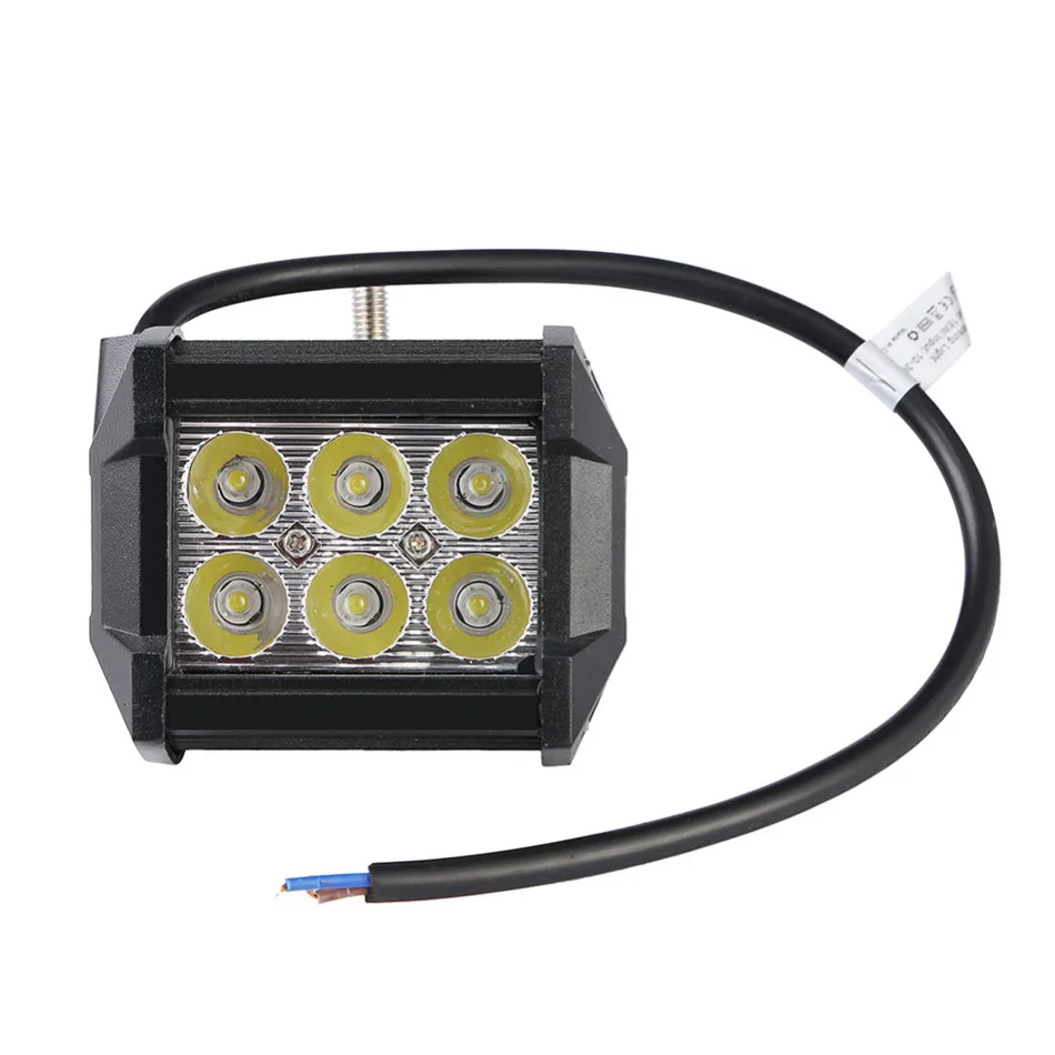 18W Spotlight IP65 4 Inch LED Work Light Bar For Indicators Motorcycle Offroad Boat Car Tractor Truck SUV 12V 30V|light spotlights|led spotlights for