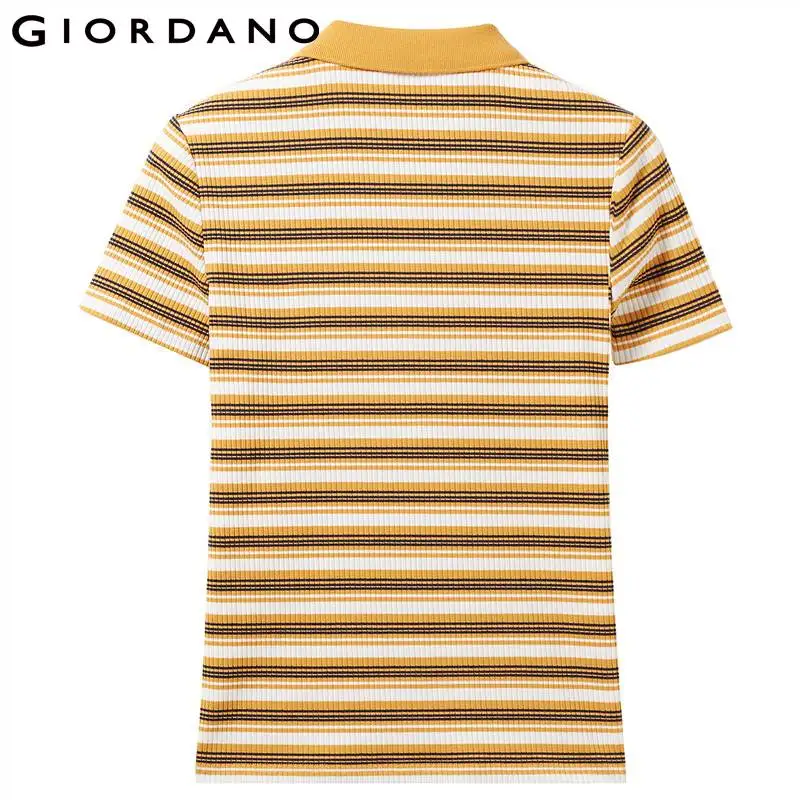 Giordano женское поло женские толстовки контрастного цвета мужской пуловер Женский