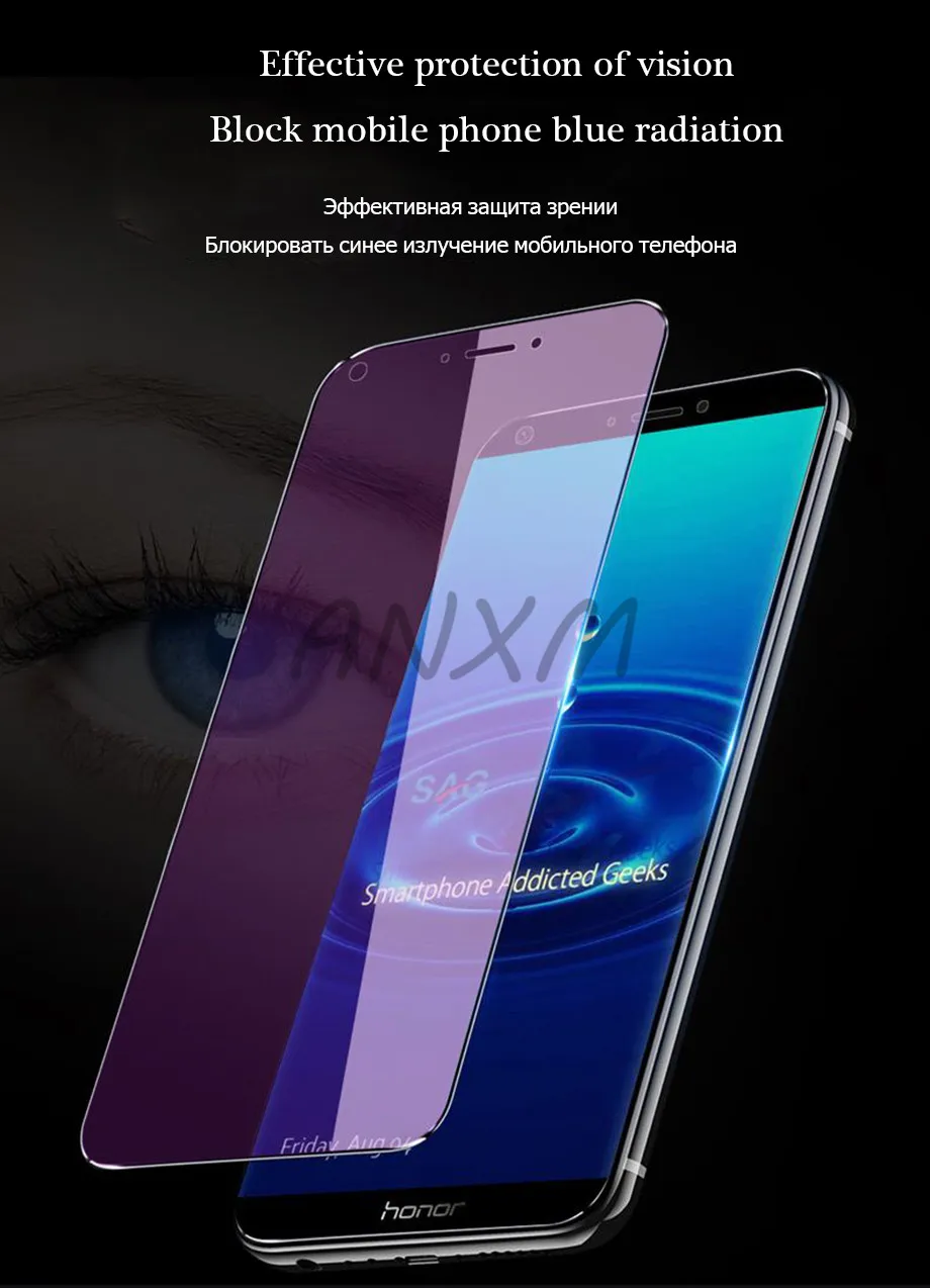 2 шт./лот, закаленное стекло для huawei Honor Note 10, защита экрана 9 H, защита от Blu-Ray для huawei Honor Note 10, закаленное стекло