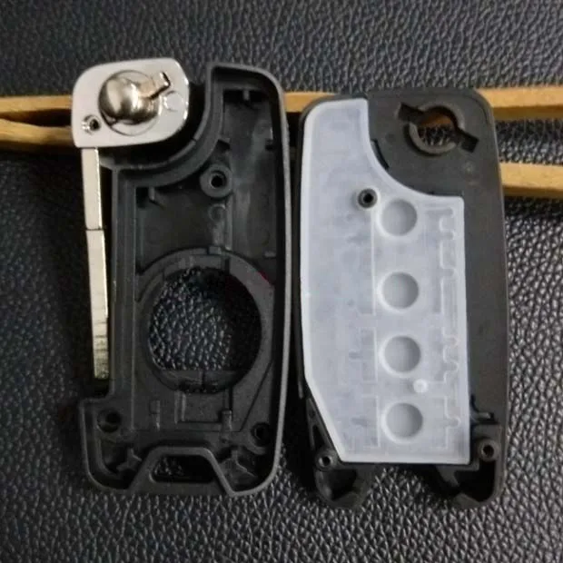 Складной чехол для дистанционного ключа с 4 кнопками Jeep Compass Renegade 2017